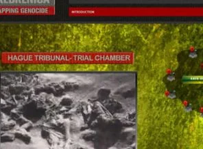 Srebrenitsa soykırımı internette