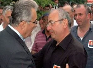 Baykal ve Sav cenaze töenine katıldı