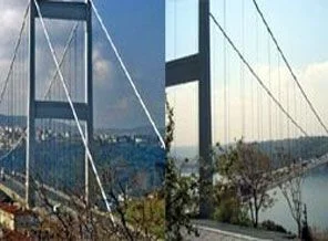 Boğaz köprülerinde onarım çalışması