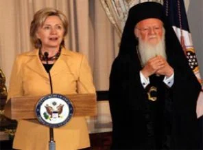 Clinton'dan Patrik Bartholomeos'a ziyaret