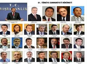 Yeni kabinenin haritadaki dağılımı