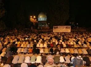 El Aksa Camii'nde Ramazan coşkusu