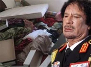 İşte Kaddafi'nin sarayından ilk görüntüler