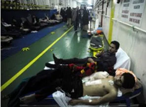 Libya'lı yaralılar İstanbul'a getirildi