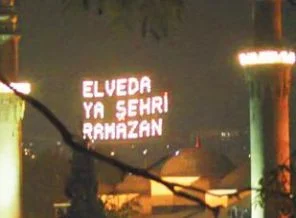 Ramazan'a veda hüznü