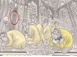 'Allah yok' karikatürü için 1 yıl hapis