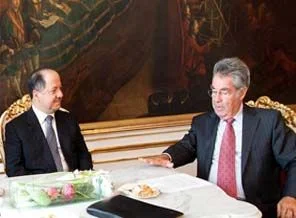Barzani ve Fischer Ortadoğu'yu konuştu