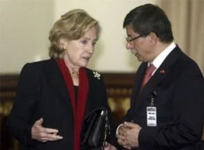 Clinton ile Davutoğlu görüşmesi
