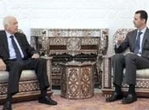 Esad, Arap Birliği ile görüştü