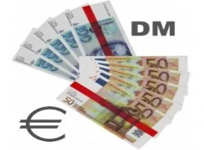 Euro gitsin, Mark gelsin