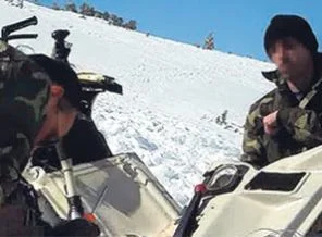 Görüntülerdeki üç asker ifade veriyor