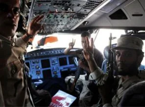 İşte Kaddafi'nin özel uçağı
