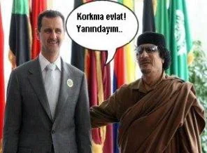 Kaddafi ile Esed arasındaki fark