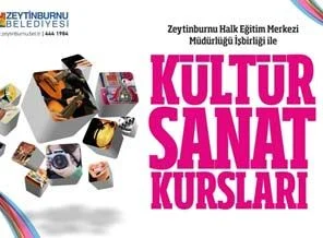 Kültür Sanat Kursları ön kayıtları başlıyor
