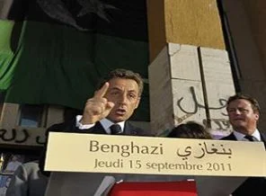 Sarkozy ve Cameron'a Bingazi'de sönük karşılama
