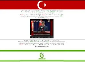 Türk hackerlardan İsrail'e darbe!