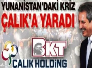 Yunanistan'daki kriz Ahmet Çalık'a yaradı