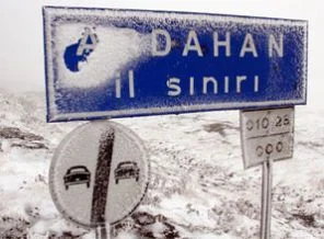 Ardahan'a kış geldi