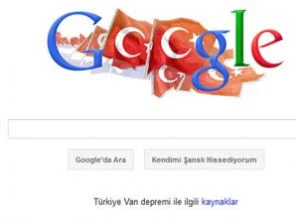 Google Cumhuriyet Bayramı'nı unutmadı