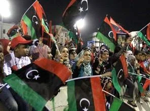 Libya Kaddafi'den kurtuluşunu kutluyor!