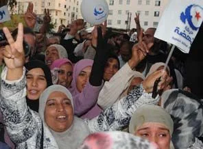 Nahda Hareketi seçim zaferini kutluyor! (video)