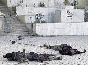 PKK'lıların cesetleri Taraf'ın sürmanşetinde!
