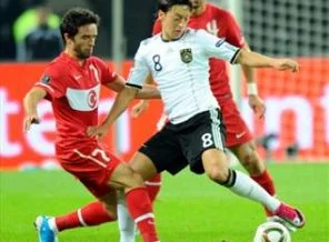 Türkiye-Almanya maçı (ilk yarı): 0-1