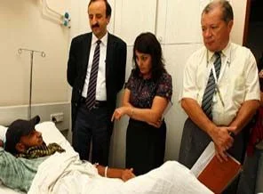 Yaralı Libyalılar Türkiye'den memnun