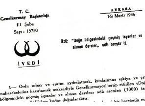 Dudak uçuklatan Dersim belgeleri