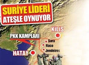 Esad'dan sınıra 3 PKK kampı