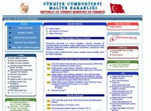 Maliye'nin internet sitesi yayında