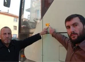 Şoförlerden Suriye'deki saldırı anı