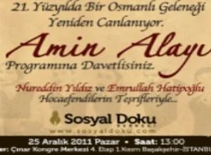 Bir Osmanlı geleneği Âmin alayı