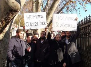 Cuma sonrası 'Cübbeli Ahmet Hoca'ya destek eylemi