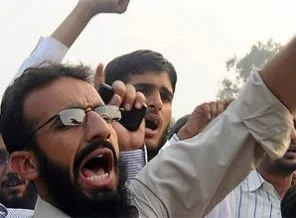 Pakistan'da ''doğalgaz'' protestosu