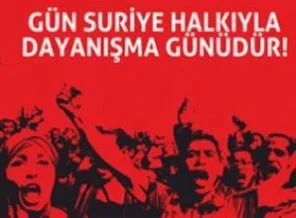Suriye halkı ile dayanışma günü