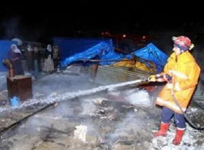 Van'da bir çadır faciası daha