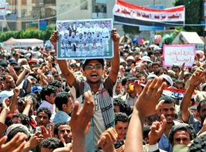 Yemen'de çatışmalar bitsin yürüyüşü