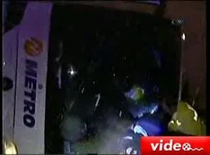 Ankara'da feci kaza (video)