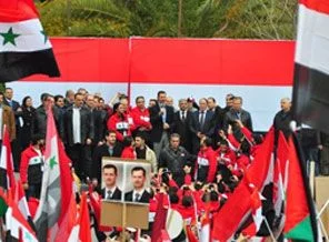 Esad, Emevi Meydanı'ndan halka seslendi