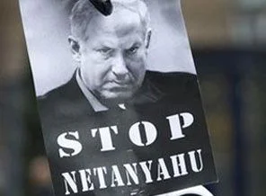 Hollanda'da Netanyahu protestosu