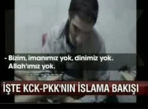 KCK operasyonundan çıkan görüntü şok etti