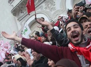 Tunus'ta Yasemin Devrimi böyle kutlandı