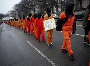 Washington'da Guantanamo protestosu