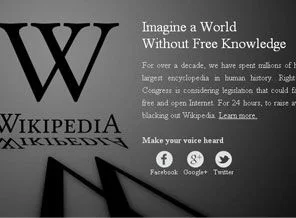 Wikipedia ekran kararttı