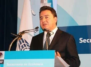Babacan Meksika'da Türklerle buluştu