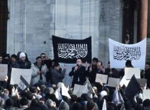 Beyazıt'ta Esad'a lanet yağdı