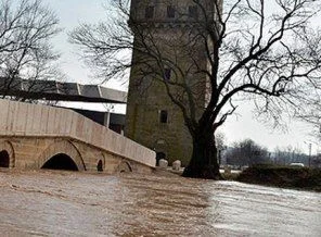 Edirne'de taşkın tehlikesi