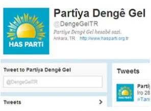 HAS parti Kürtçe twitter hesabı açtı