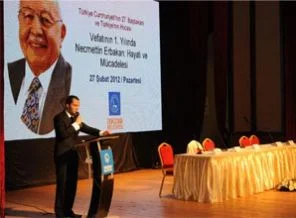 Merhum Necmettin Erbakan için vefa gecesi